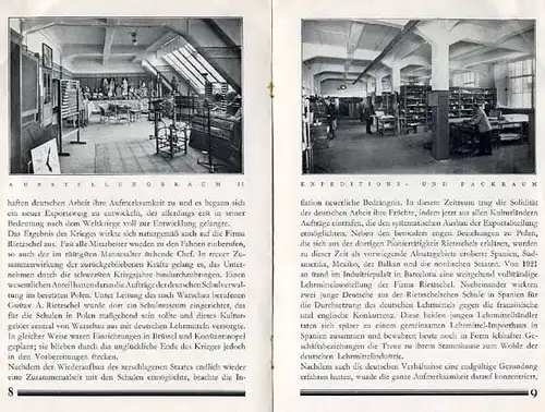 Sachsen Leipzig Schule 25 Jahre Rietzschel Lehrmittel Handel Festschrift 1927