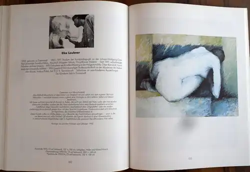 Junge Kunst Moderne Darmstadt Mathildenhöhe Katalog zur Ausstellung 1994