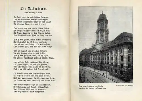 Berlin Kultur Stadt Bezirke Geschichte Verkehr Großer Berliner Kalender 1913