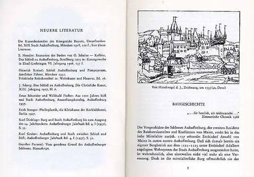 Bayern Aschaffenburg am Main Stadt Geschichte Architektur Baukunst Buch 1962
