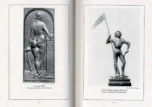 Bayern Nürnberg Kunst Geschichte Renaissance Plastik Figuren Fachbuch 1924