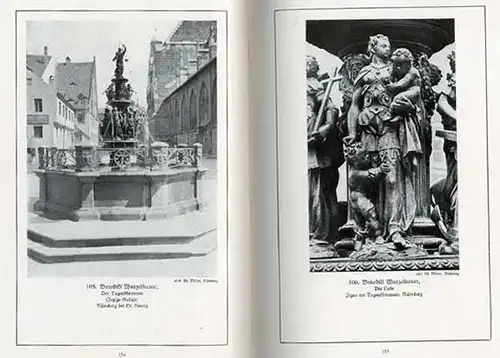 Bayern Nürnberg Kunst Geschichte Renaissance Plastik Figuren Fachbuch 1924