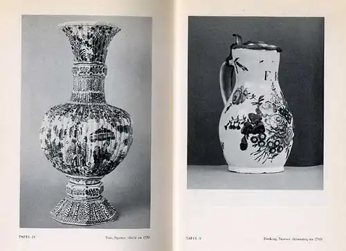Altes Handwerk 500 Jahre deutsche Keramik Porzellan Steinzeug Museum Köln 1956