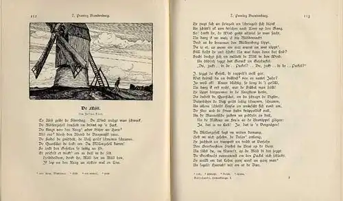 Deutschland Heimat Lieder Buch Nordsee Ostpreußen Österreich Alpen 2 Bände 1901