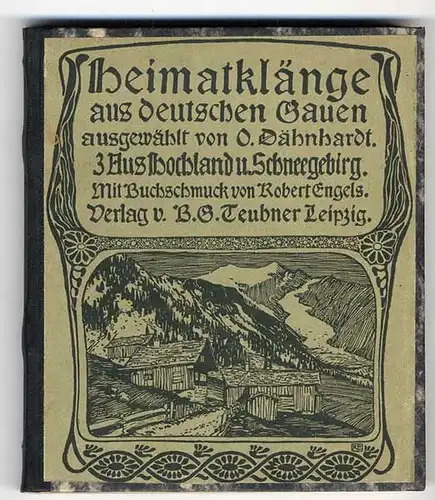 Deutschland Heimat Lieder Buch Nordsee Ostpreußen Österreich Alpen 2 Bände 1901