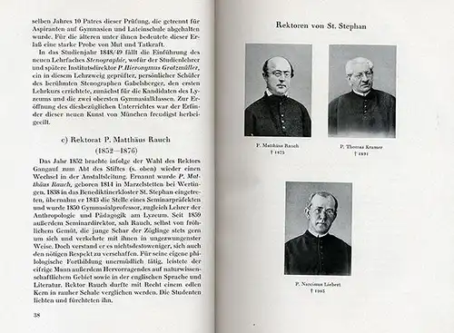 Bayern Augsburg 100 Jahre Sankt Stephan Gymnasium Seminar Festschrift 1928 