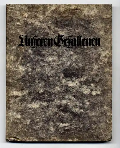 Deutschland Studentika Weltkrieg Tote Gedenkbuch des Kyffhäuser Verbandes 1922