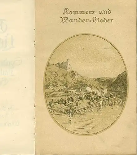 Deutsches Reich Studentika Lieder Buch Sondershäuser Verband Sänger Verbindung 