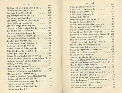 Deutsches Reich Studentika Lieder Buch Sondershäuser Verband Sänger Verbindung 