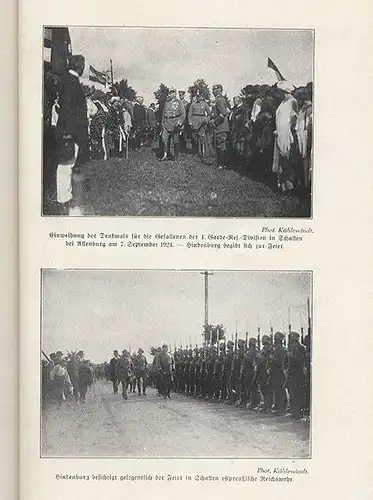 Ostpreußen Weltkrieg Schlacht bei Tannenberg Helden Gedenkbuch Bildband 1924