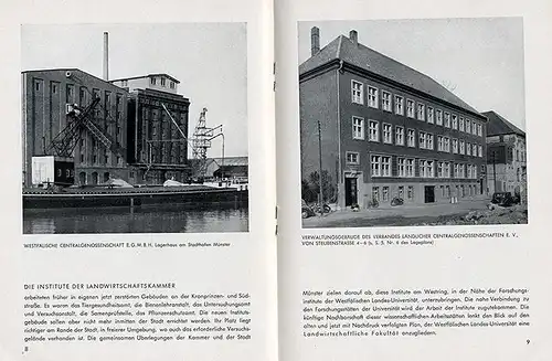 Westfalen Münster Stadt Geschichte Rundfunk Bücher Landwirtschaft 6 Hefte 1953