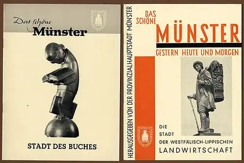 Westfalen Münster Stadt Geschichte Rundfunk Bücher Landwirtschaft 6 Hefte 1953