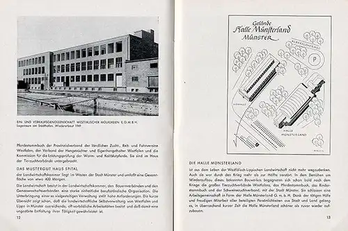 Westfalen Münster Stadt Geschichte Rundfunk Bücher Landwirtschaft 6 Hefte 1953