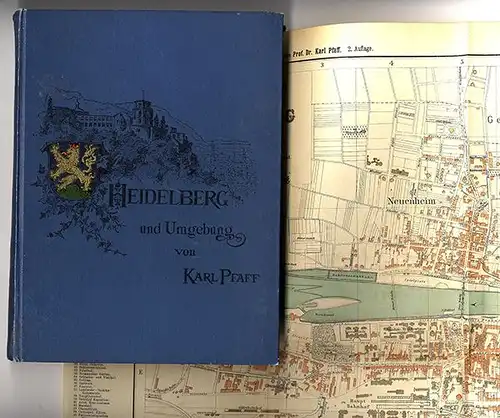 Heidelberg und Umgebung Stadt Geschichte Kultur Kunst Jugendstil Buch 1902