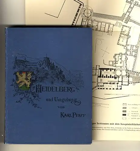 Heidelberg und Umgebung Stadt Geschichte Kultur Kunst Jugendstil Buch 1902