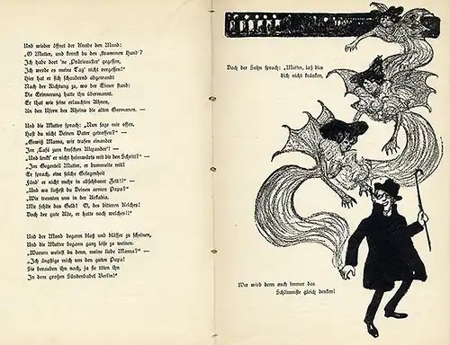 Berlin Harmonie Verlag Humor Witz Satire Verse Kunst Grafik Buch 1910 