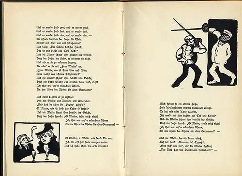 Berlin Harmonie Verlag Humor Witz Satire Verse Kunst Grafik Buch 1910 