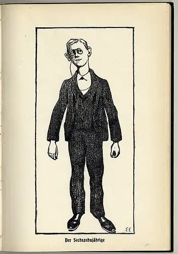 Berlin Harmonie Verlag Humor Witz Satire Verse Kunst Grafik Buch 1910 