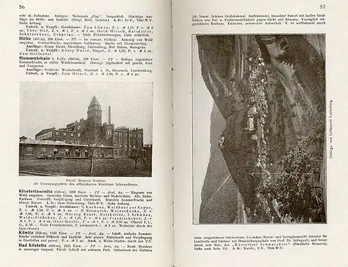 Thüringen Thüringer Wald Hotel Gaststätten Reiseführer Jugendstil Buch 1916