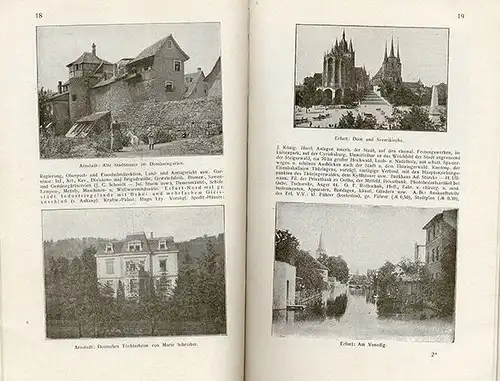 Thüringen Thüringer Wald Hotel Gaststätten Reiseführer Jugendstil Buch 1916