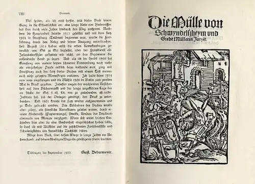 Elsaß Reformation Spottgedicht Mühle von Schwindelsheim Faksimile Basel 1515