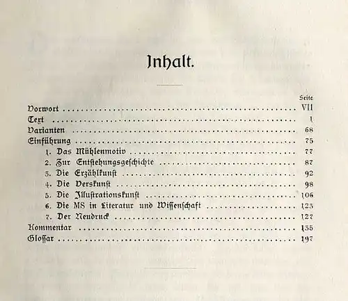 Elsaß Reformation Spottgedicht Mühle von Schwindelsheim Faksimile Basel 1515