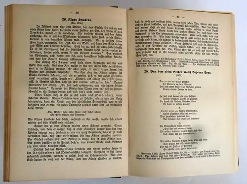 Nordsee Schleswig Holstein Lauenburg Sagen Märchen Lieder Heimatbuch 1921