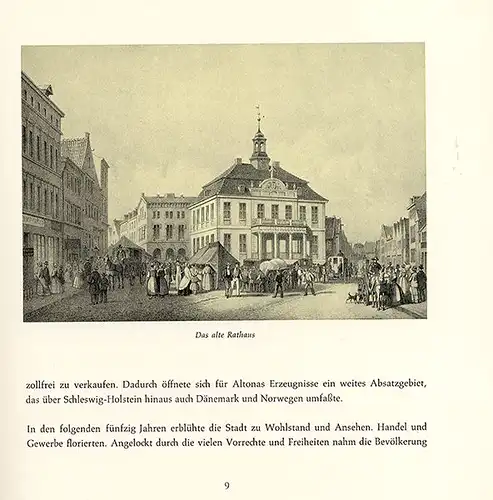 Hamburg Altona 90 Jahre Commerzbank Stadt Geschichte Festschrift 1962 
