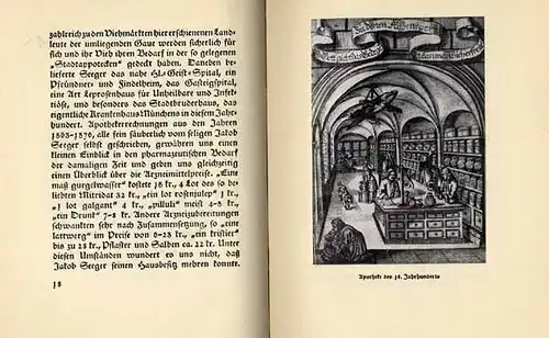 Bayern München Medizin Schützen Apotheke Pirchinger Geschichte Chronik Buch 1927