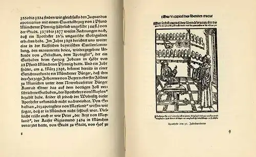 Bayern München Medizin Schützen Apotheke Pirchinger Geschichte Chronik Buch 1927