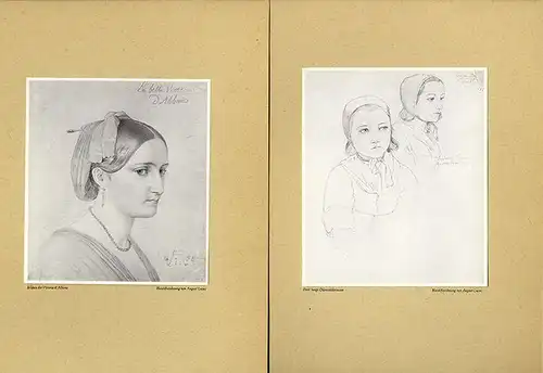 Italien Darmstadt Kunst Malerei Romantik August Lucas Grafik Bilder Mappe 1970