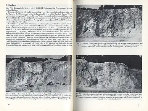 Bayern Geologie Erdgeschichte Meteoriten Krater Nördlinger Ries Buch 1978
