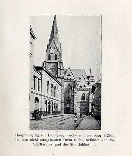 Hessen Wetterau Friedberg Geschichte und Landeskunde Heft 3 Zeitschrift 1911