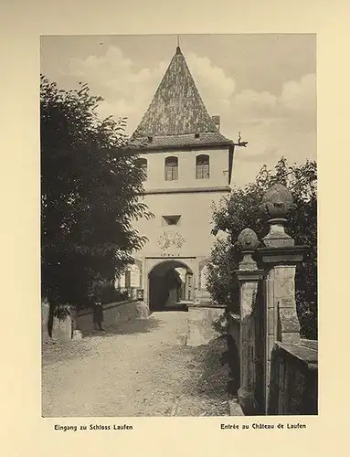 Schweiz Rheinfall Schaffhausen Schloss Laufen Bilder Mappe 1930