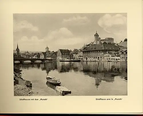 Schweiz Rheinfall Schaffhausen Schloss Laufen Bilder Mappe 1930