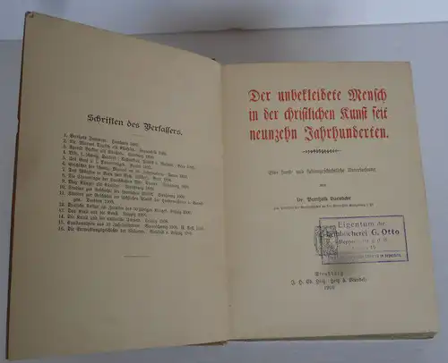Christliche Kunst Akt Malerei der nackte Mensch seine Darstellung in 1900Jahren 