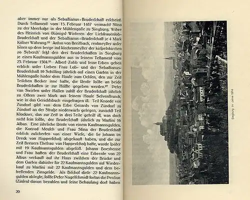 Rhein Bonn Siegburg 400 Jahre Schützen Verein Festschrift 1914