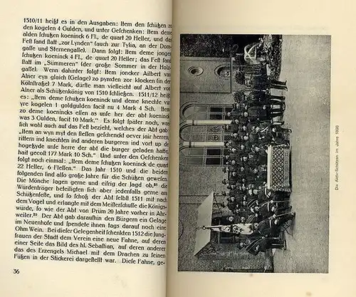 Rhein Bonn Siegburg 400 Jahre Schützen Verein Festschrift 1914