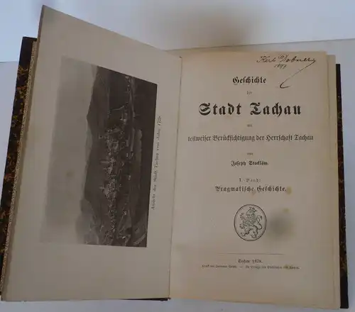 Böhmen Prag Universität Studentika Polytechnisches Institut Festschrift von 1856