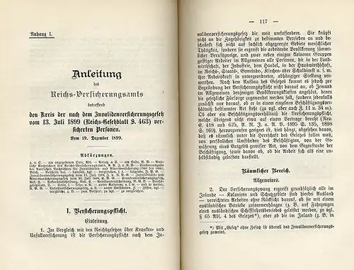 Großherzogtum Hessen Unfall Rente Invaliden Versicherung Gesetz 1899