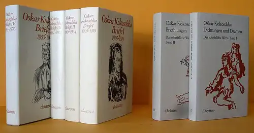 Kunst Malerei Lyrik Drama Expressionismus Oskar Kokoschka Briefe Dramen 6 Bände
