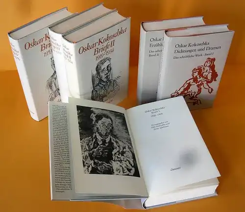 Kunst Malerei Lyrik Drama Expressionismus Oskar Kokoschka Briefe Dramen 6 Bände