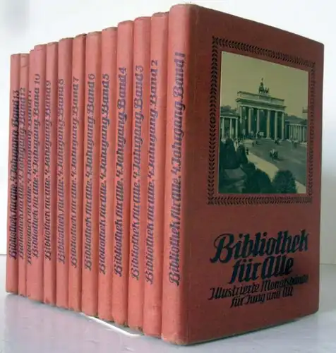 Kaiserreich Bibliothek für Alle Illustrierte Monatsbände 4. Jahrgang 1902 