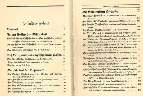 Universität Studentika 600 Jahre deutsche Hochschule Gedenkbuch 1930