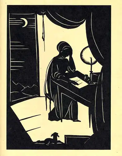 Kunst Handwerk Scherenschnitt Anna Leben eines Weibes Ruth Schaumann Buch 1936