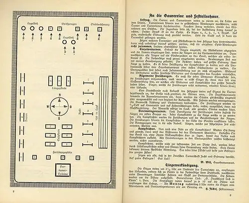 Hessen Wetterau Friedberg 52. Gau Turnfest Festschrift Programm 1925