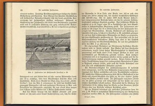 Stadt Hygiene Trinkwasser Filter Technik Abwasser Behandlung Buch 1914