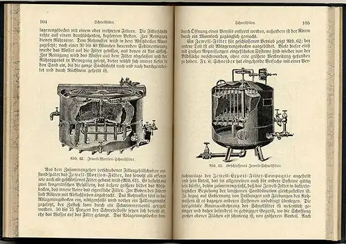 Stadt Hygiene Trinkwasser Filter Technik Abwasser Behandlung Buch 1914