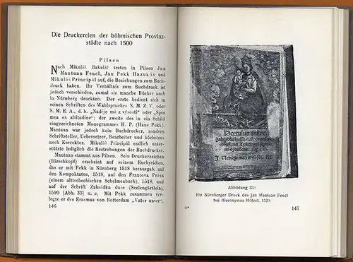 Buchdruck Geschichte Böhmen und Mähren bis 1848 Prag Druckerein Bibliografie 