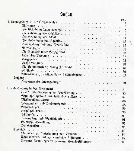 Württemberg 200 Jahre Ludwigsburg Stadt Geschichte Chronik Festschrift 1909